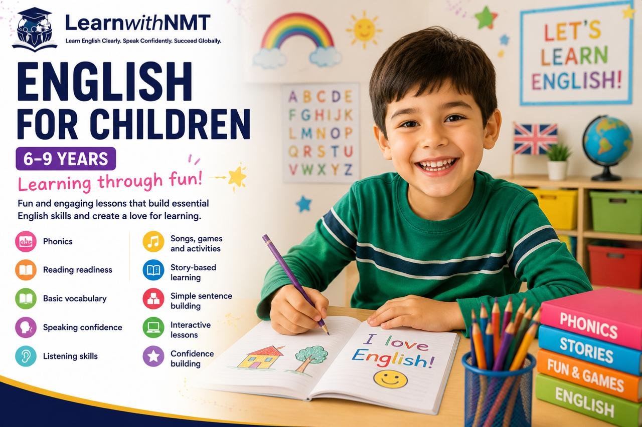 English for Children at LearnWithNMT