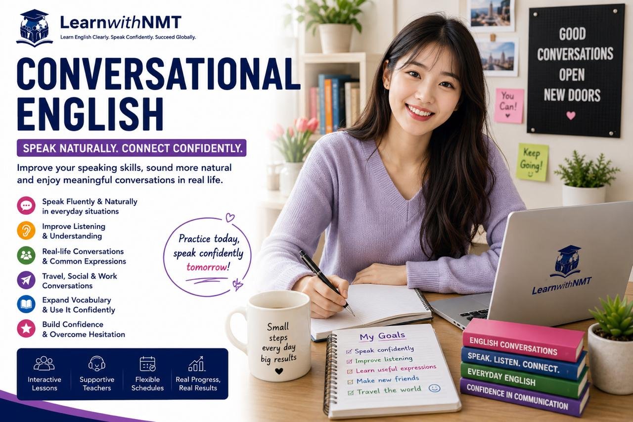 Conversational English Lessons at LearnWithNMT