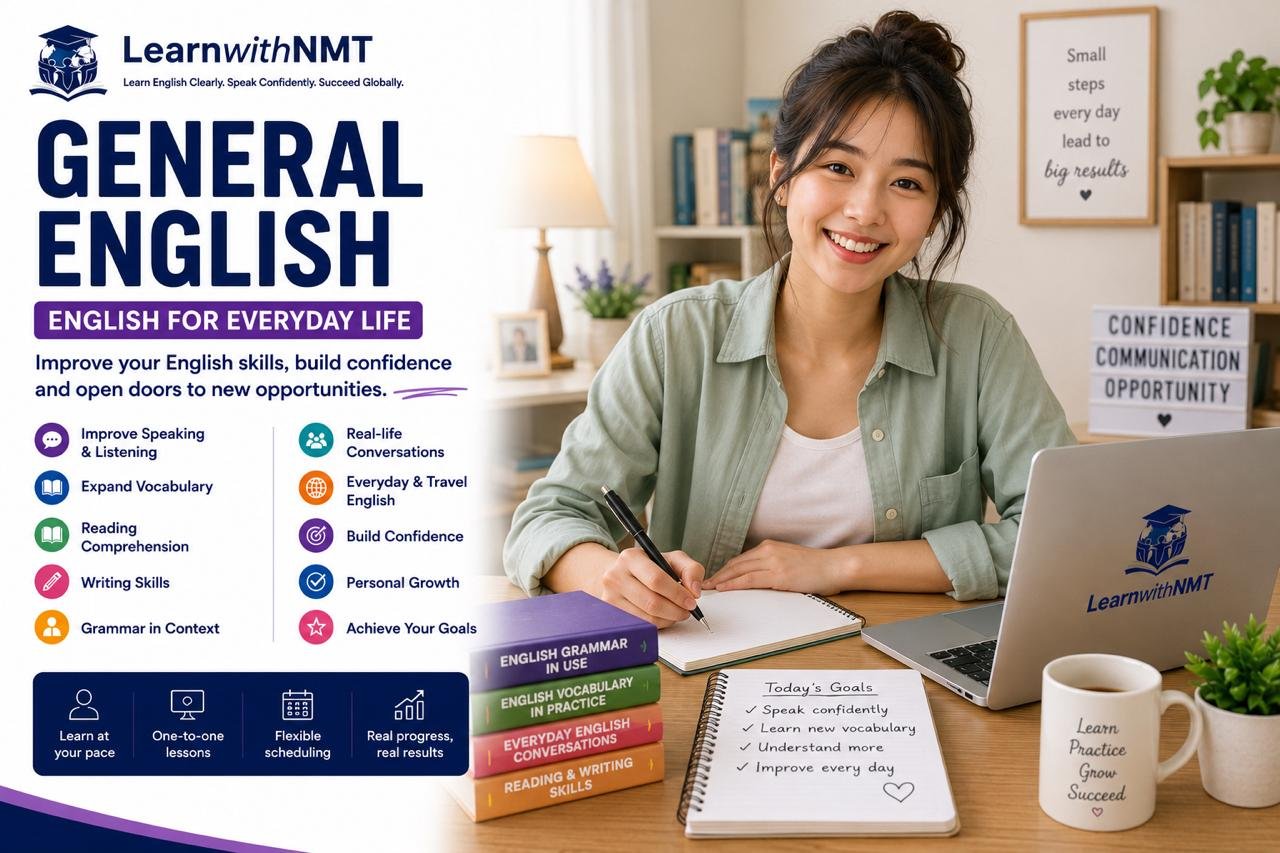General English Lessons at LearnWithNMT