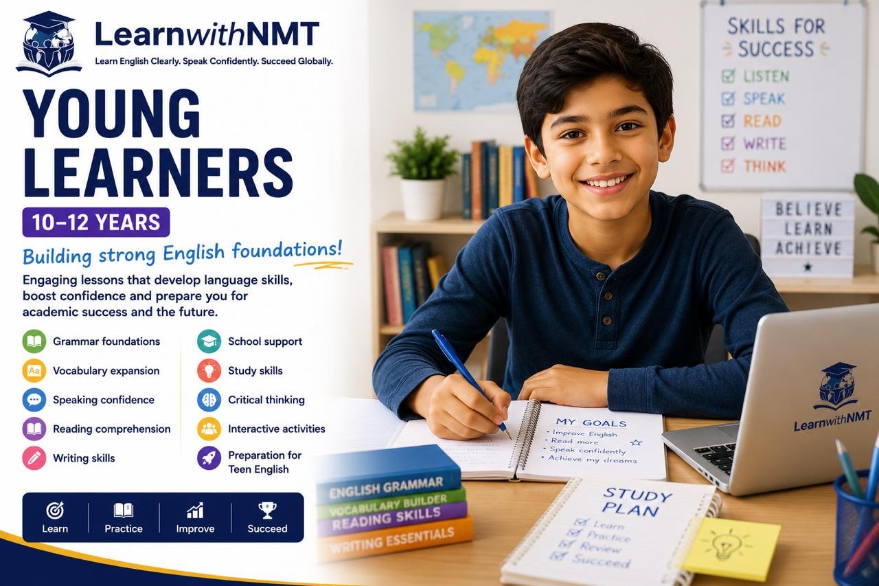 English for Young Learners at LearnWithNMT